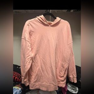 Coral pink hoodie
